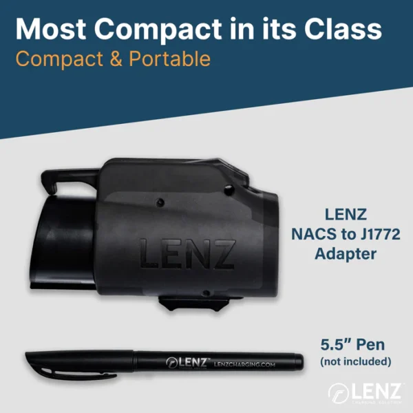 LENZ NACS to J1772 Charging Adapter (Connect NON-Tesla EVs to Tesla AC Charging Stations and Connectors) - Image 4