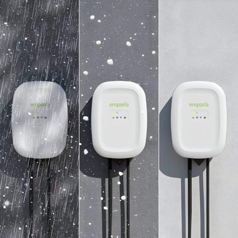 Emporia Classic Level 2 EV Charger, 48A WiFi smart charger with J1772 connector